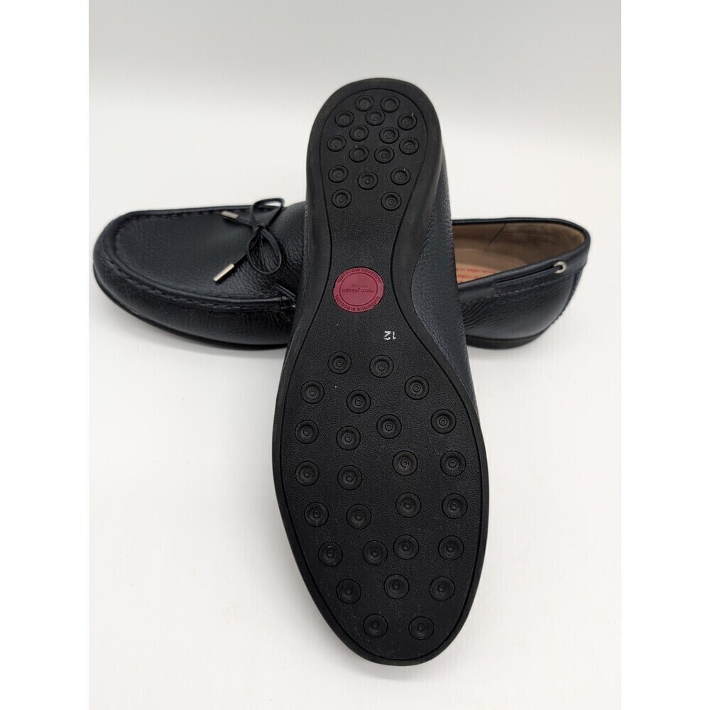 Marc Joseph New York Diana St Flat Slip-On Moc toe Faux Lace Loafers Leather 12 - Picture 12 of 12